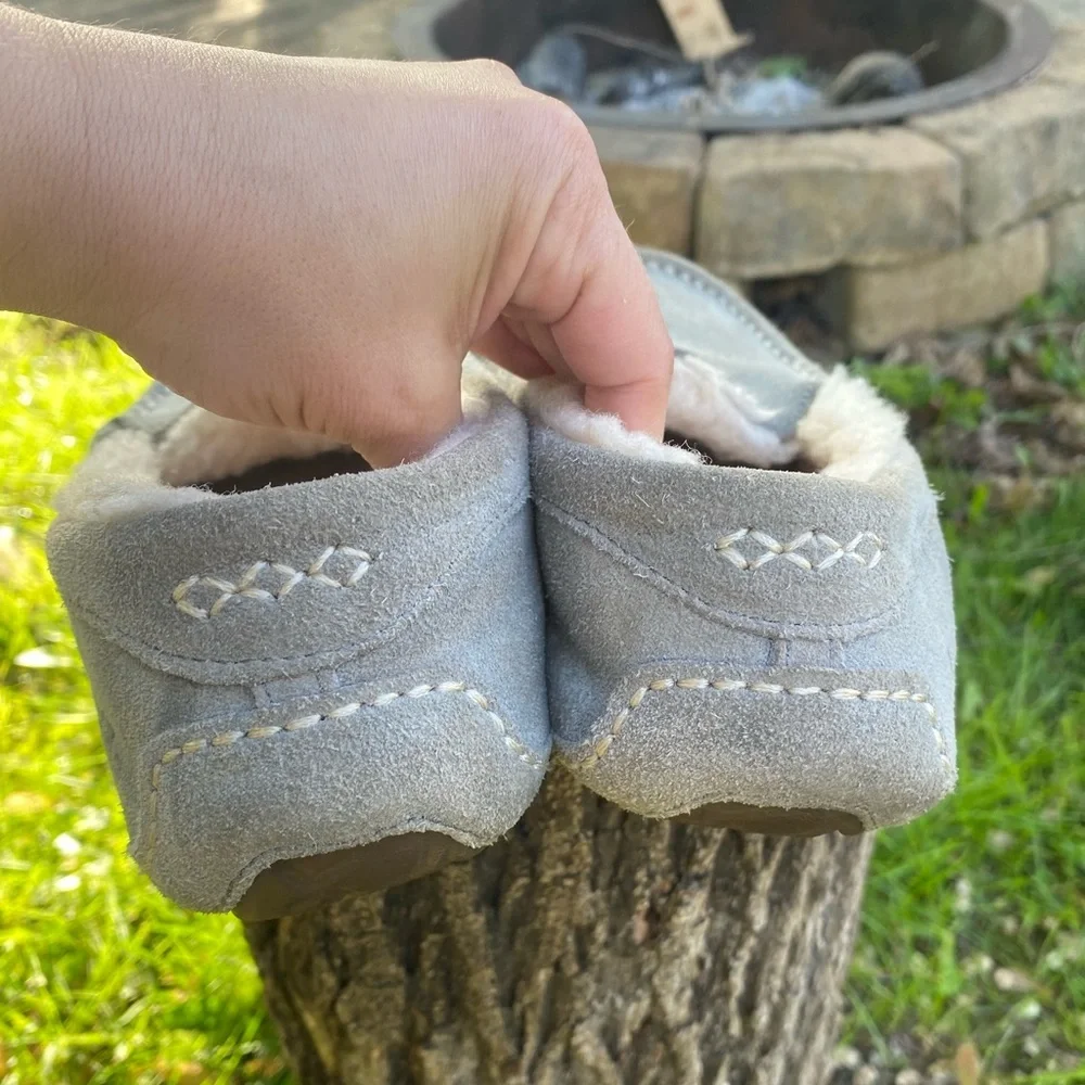 UGG Gray “Ansley” Water Resistant Slipper Size 9 - Picture 6 of 12